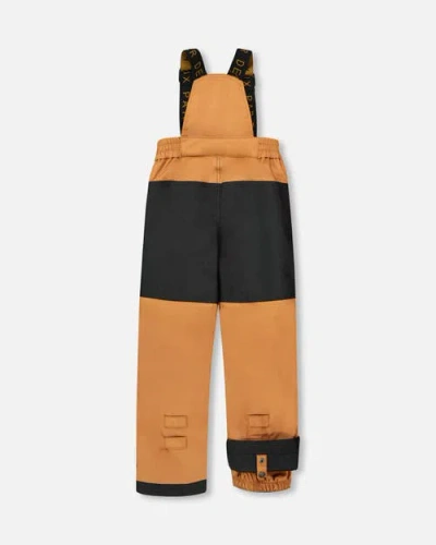 Deux Par Deux Two-piece Play Snowsuit With Contrast Jacket In Multi