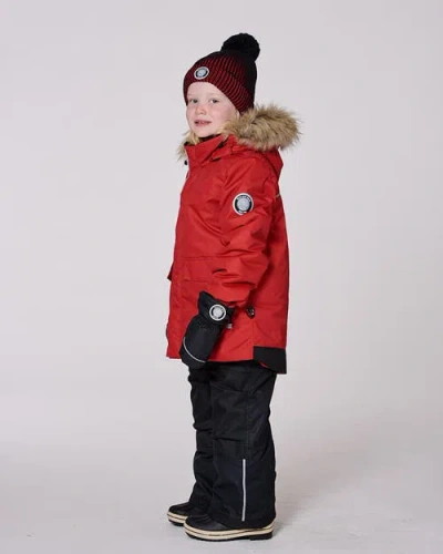 Deux Par Deux Boy Two-piece Discover Snowsuit In Multi