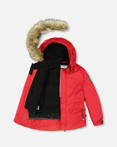 Deux Par Deux Boy Two-piece Discover Snowsuit In Multi