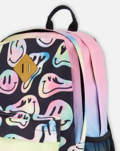 Deux Par Deux Kids Backpack In Multi