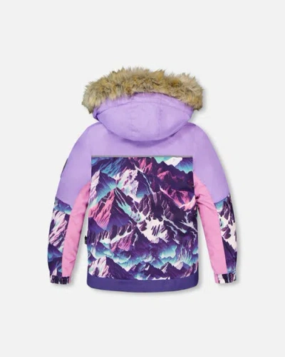 Deux Par Deux Two-piece Play Snowsuit In Multi