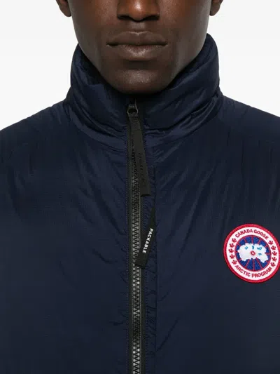 Canada Goose Mens Atlantic Navy Freestyle Sleeveless Shell-down Gilet In Blue