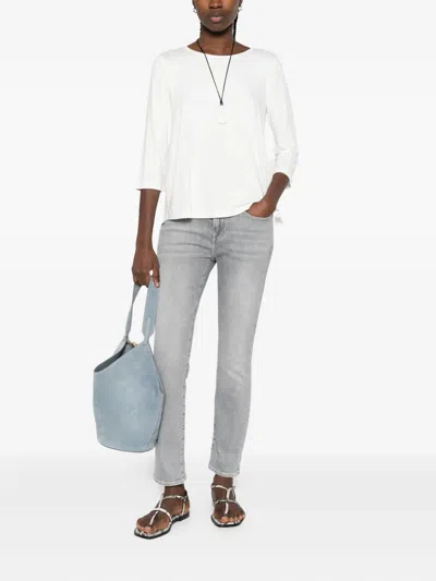 7 For All Mankind Relaxed Skinny Full Scale Trousers In Gray