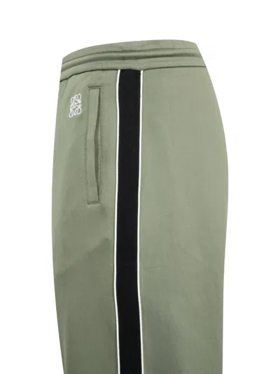 Loewe Drawstring Side-stripe Trousers In Multi