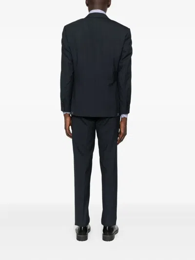Canali Single-breasted Suit In Blue