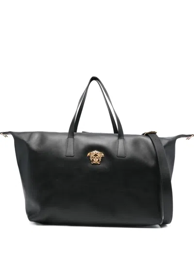 LA MEDUSA 皮质手提旅行袋