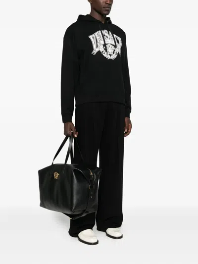 LA MEDUSA 皮质手提旅行袋