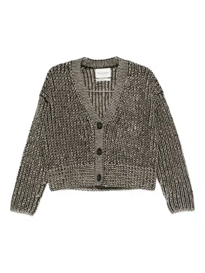 Marc O'polo Buttonned Knit Cardigan In Multi