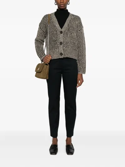 Marc O'polo Buttonned Knit Cardigan In Multi