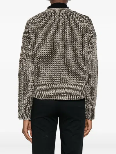 Marc O'polo Buttonned Knit Cardigan In Multi