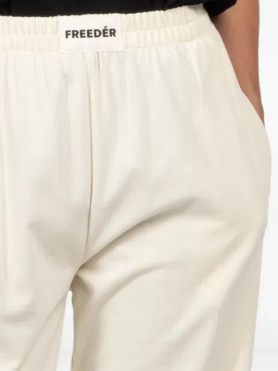 Freedér Elastic-waistband Track Pants In Gray