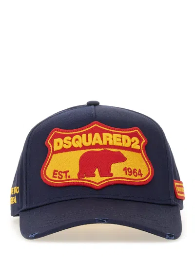 Dsquared2 Dsquared Classic Baseball Cap For Men In Blue