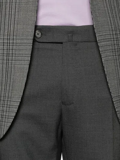 Incotex Wool Trousers In Gray