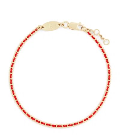 Redline Yellow Gold Aurore Bracelet In Multi