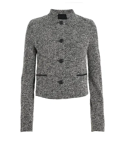 Max Mara Boucle Jersey Single-breasted Jacket In Multi