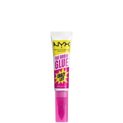Nyx Professional Makeup The Brow Glue Crazy Lift, Brow Lamination Gel- Transparent