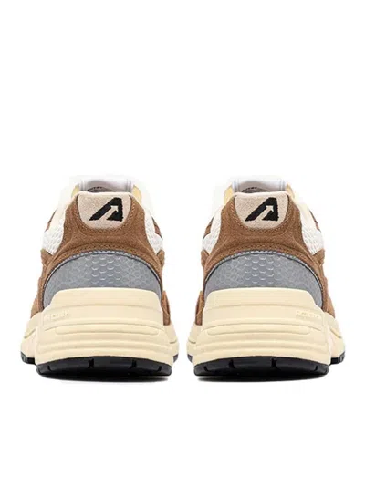 Autry Hyperway Suede Sneakers In Brown