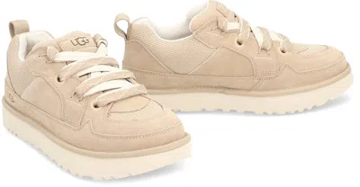 Ugg Lo Lowmel Mesh And Suede Sneakers In Animal Print