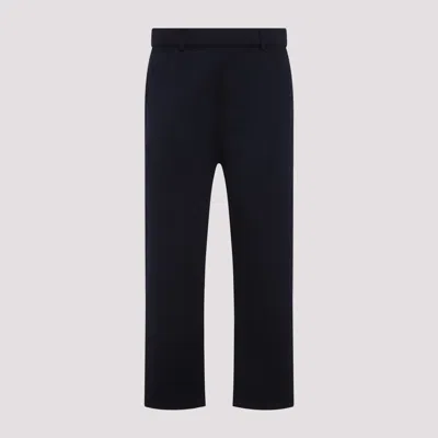 Prada Straight Leg Trousers In Blue