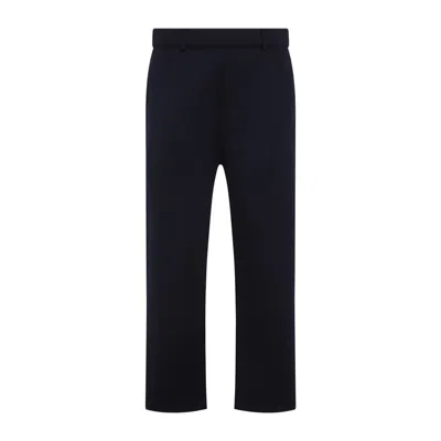 Prada Straight Leg Trousers In Blue