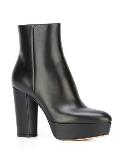 Shop Gianvito Rossi 'temple' Ankle Boots