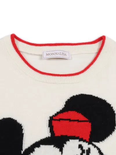 Monnalisa Minnie Sweater In Blue