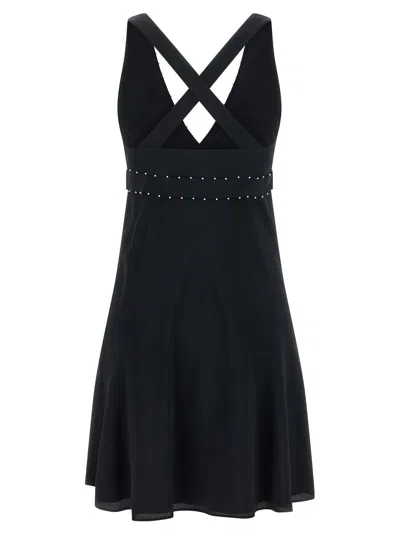 Giovanni Bedin Pearl Dress In Black