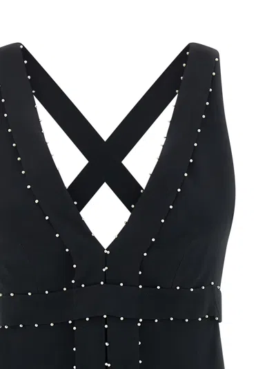Giovanni Bedin Pearl Dress In Black