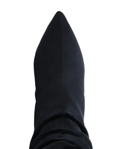 Journee Collection Journee Women's Sonnet Knee High Slouchy Boots In Blue