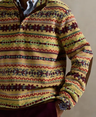 Polo Ralph Lauren Recycled Material Sweatshirt Featuring Adjustable Bottom In Brown