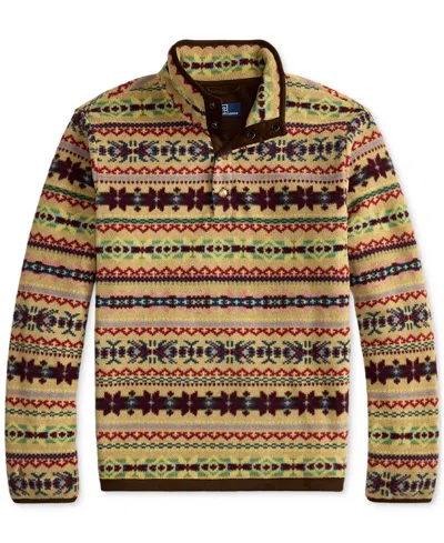 Polo Ralph Lauren Recycled Material Sweatshirt Featuring Adjustable Bottom In Brown