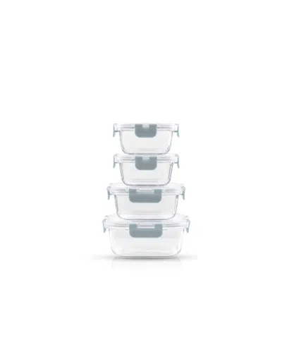 Joyjolt 24-pc. Glass Storage Containers With Lids In Blue