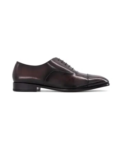 Anthony Veer Genoa Cap-toe Oxford In Brown