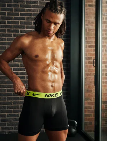 Nike Men's 3-pack Dri-fit Boxer Briefs In Multi