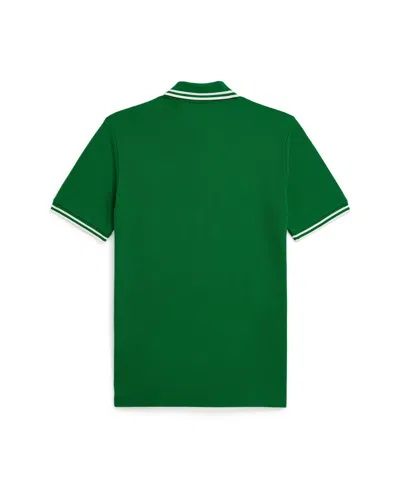 Polo Ralph Lauren Ralph Lauren Logo Cotton Mesh Polo Shirt In Green