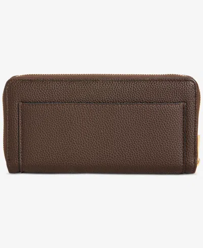 On 34th Angii Solid Zip-around Wallet, Macy's Exclusive In Brown
