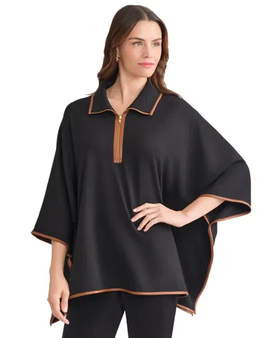 Jones New York Dakota Poncho In Black