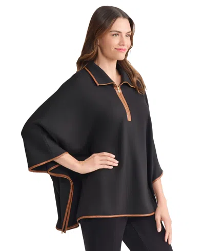 Jones New York Dakota Poncho In Black