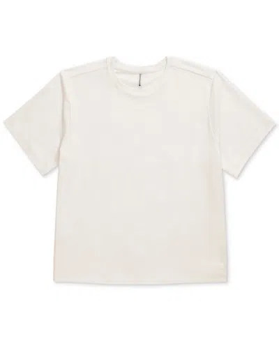 The North Face Sky Short Sleeve Top In White Dune In White
