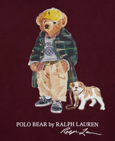 Polo Ralph Lauren Big Boys Polo Bear Fleece Hoodie