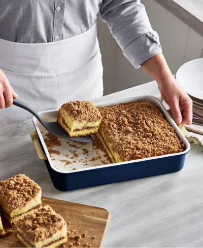 Greenpan Reserve Healthy Ceramic Nonstick Bakeware Rectangular Cake Pan In Blue