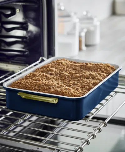 Greenpan Reserve Healthy Ceramic Nonstick Bakeware Rectangular Cake Pan In Blue