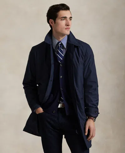 Polo Ralph Lauren Men's Packable Walking Coat In Blue
