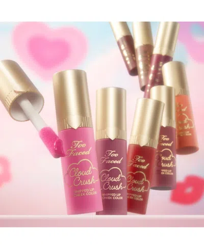 Too Faced Cloud Crush Whipped Lip & Cheek Blush Bed Of Roses 0.15 Oz/4.3 G In Multi