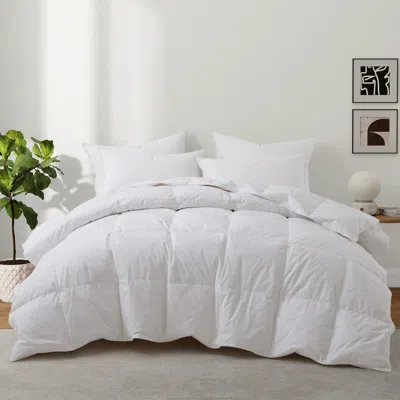 Puredown Goose Down Fiber All Season Comforter In White