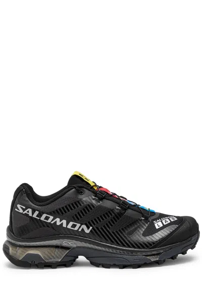 Salomon Streamlined Black Sneakers With Rugged Outsole And Breathable Upper
