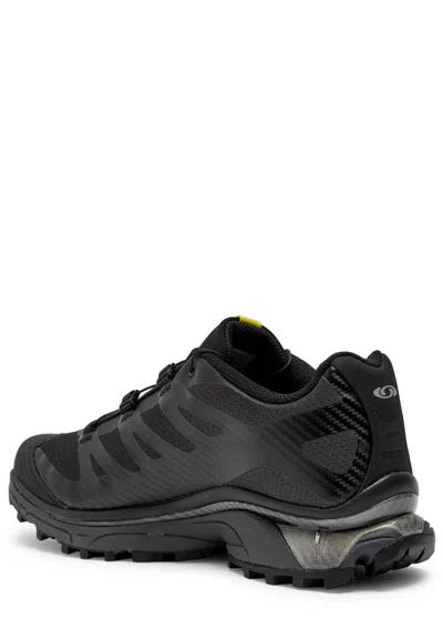 Salomon Streamlined Black Sneakers With Rugged Outsole And Breathable Upper