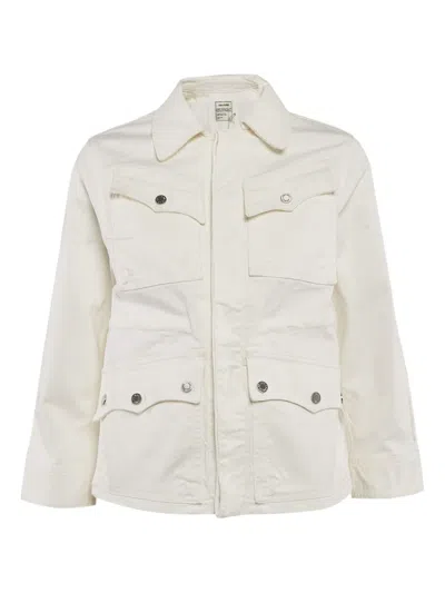 Pre-owned Zadig & Voltaire Multiple-pockets Shirt Jacket In White