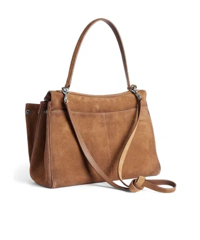 Balenciaga Brown Rodeo Medium Shoulder Bag In Brown
