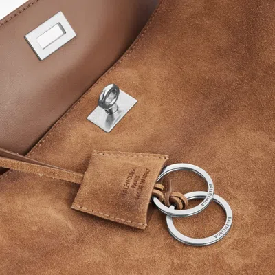 Balenciaga Brown Rodeo Medium Shoulder Bag In Brown